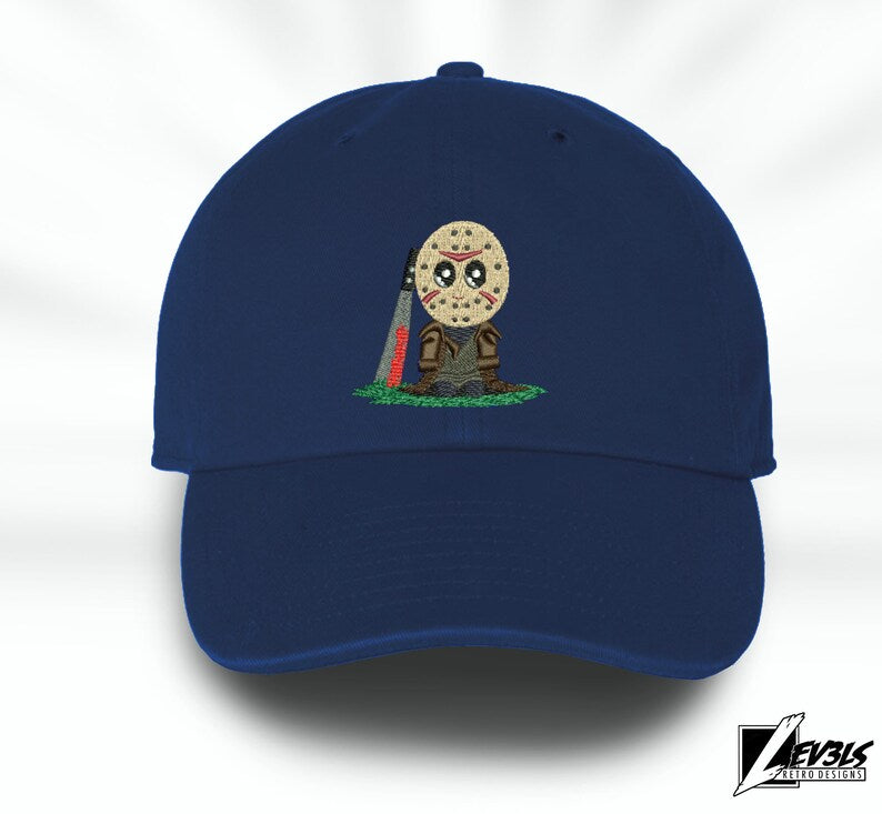 Little killer Jay Embroidered Halloween Baseball Cap Adjustable Buckle horror Dad Hat