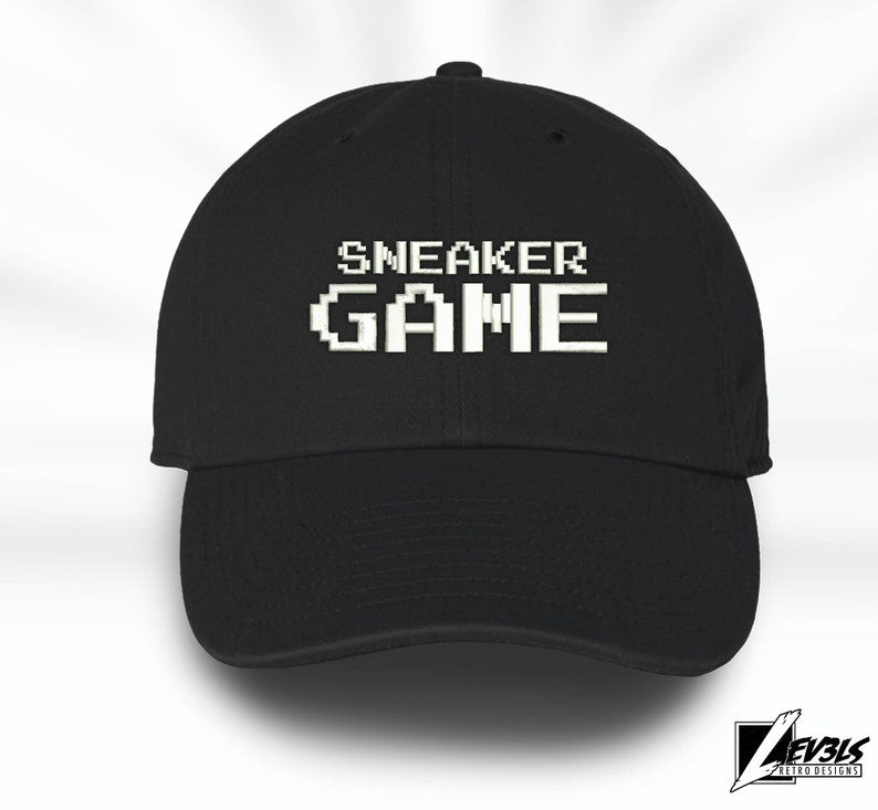 SNEAKER GAME Embroidered Adjustable Baseball Cap Dad Hat Sneaker Culture