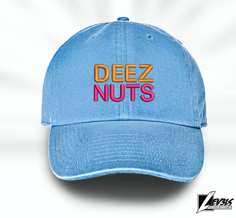 DEEZ NUTS Embroidered Dad Hat - Adjustable Baseball Cap