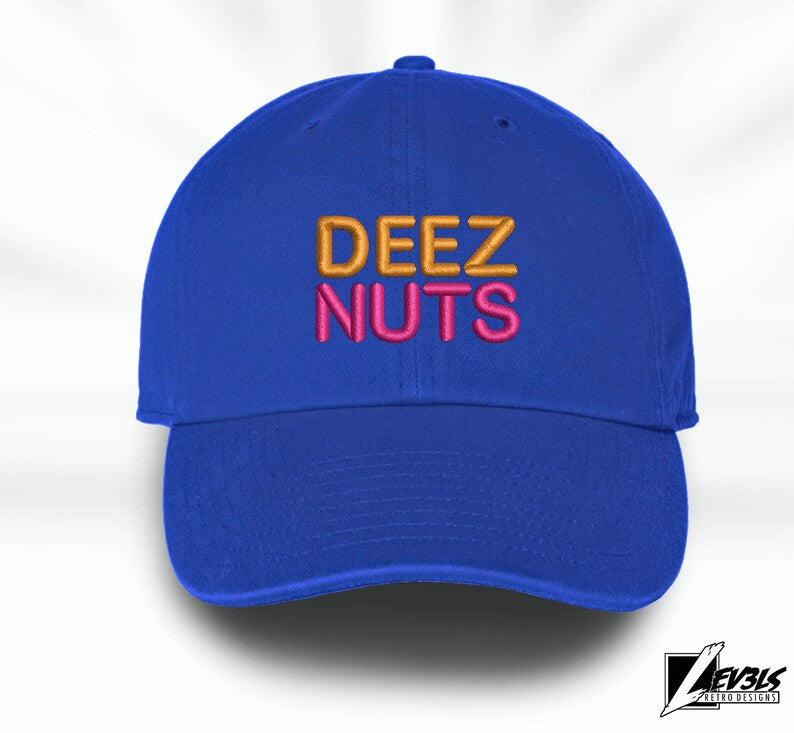 DEEZ NUTS Embroidered Dad Hat - Adjustable Baseball Cap