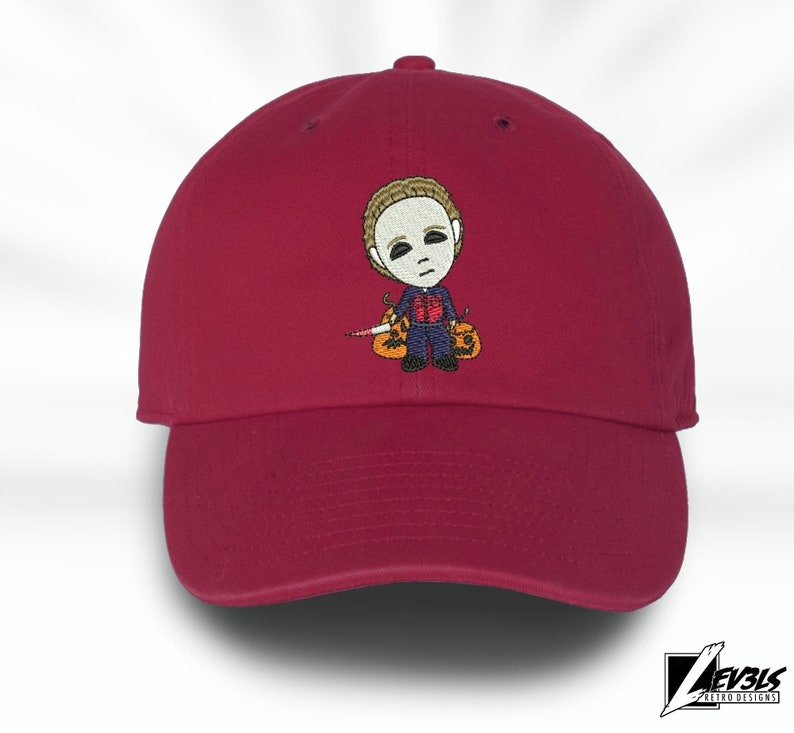 Little killer Mike Embroidered Halloween Baseball Cap Adjustable Buckle horror Dad Hat
