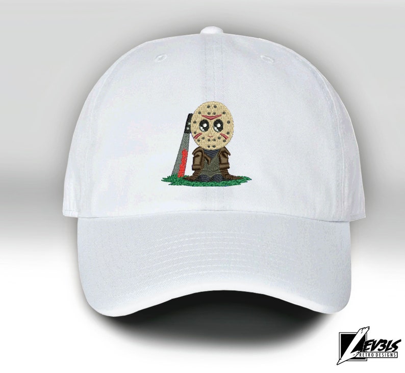 Little killer Jay Embroidered Halloween Baseball Cap Adjustable Buckle horror Dad Hat