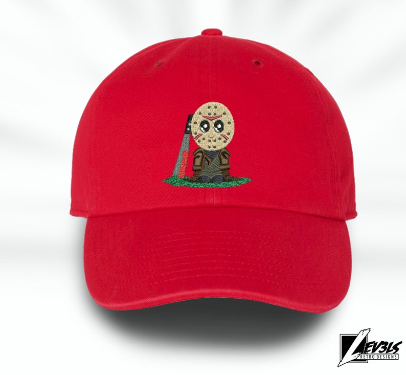 Little killer Jay Embroidered Halloween Baseball Cap Adjustable Buckle horror Dad Hat
