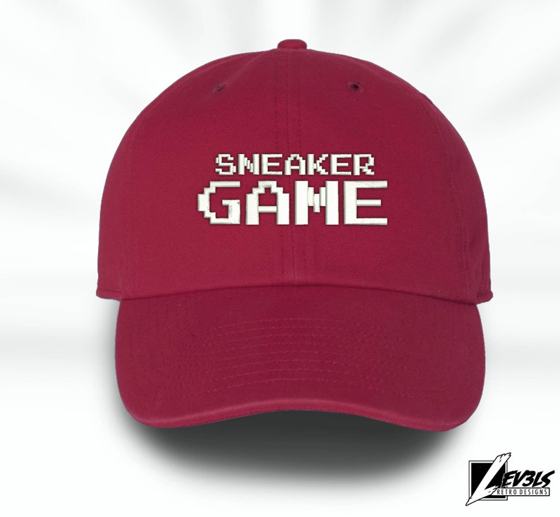 SNEAKER GAME Embroidered Adjustable Baseball Cap Dad Hat Sneaker Culture