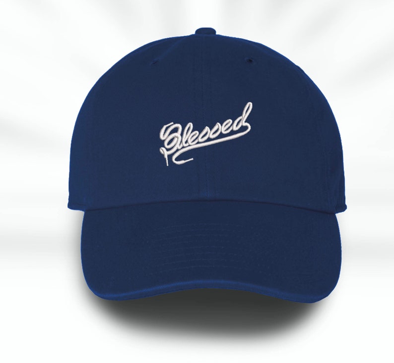 Blessed Shoe Lace Logo Embroidered Sneaker Head Low Profile Unstructured Baseball Cap
