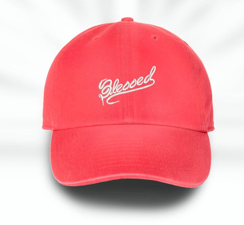 Blessed Shoe Lace Logo Embroidered Sneaker Head Low Profile Unstructured Baseball Cap