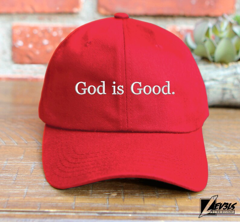 God Is Good Embroidered Low Profile Adjustable Baseball Cap Dad Hat Jesus Is Lord