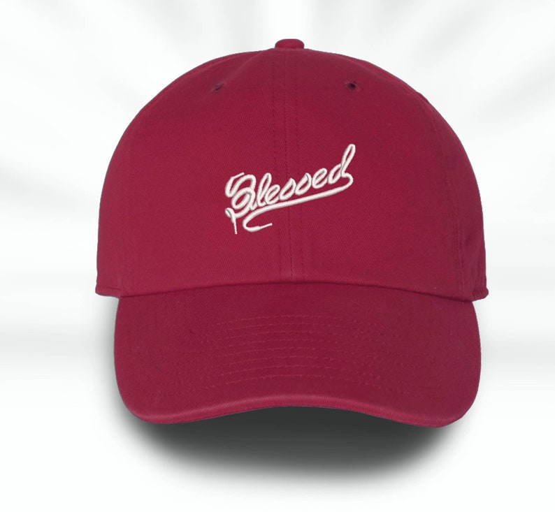 Blessed Shoe Lace Logo Embroidered Sneaker Head Low Profile Unstructured Baseball Cap