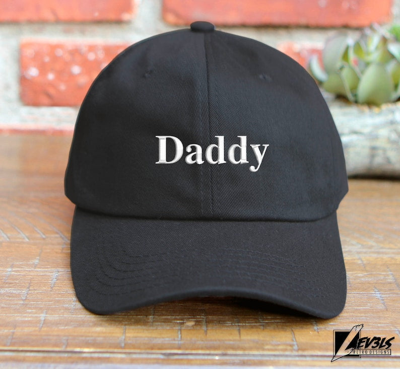 Daddy Embroidered Baseball Cap | Low Profile Dad Hat | Papi