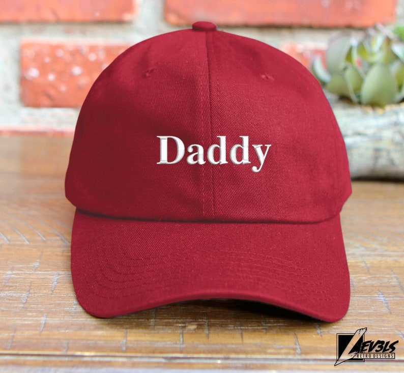 Daddy Embroidered Baseball Cap | Low Profile Dad Hat | Papi