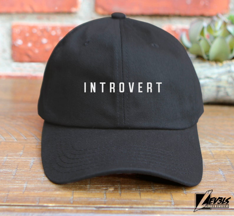 Introvert Embroidered Low Profile Baseball Cap | Socially Selective | Dad Hat | I'm Ok