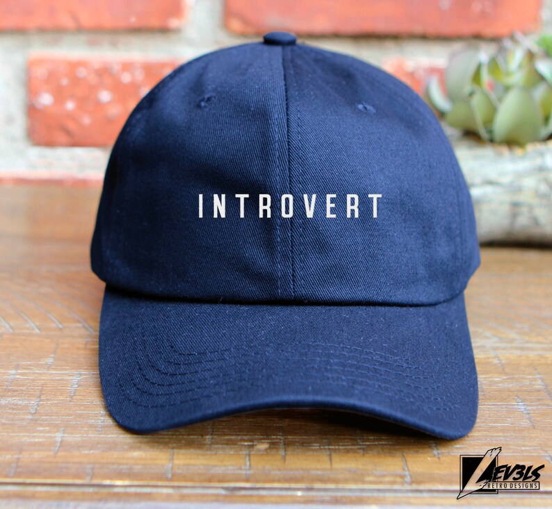 Introvert Embroidered Low Profile Baseball Cap | Socially Selective | Dad Hat | I'm Ok