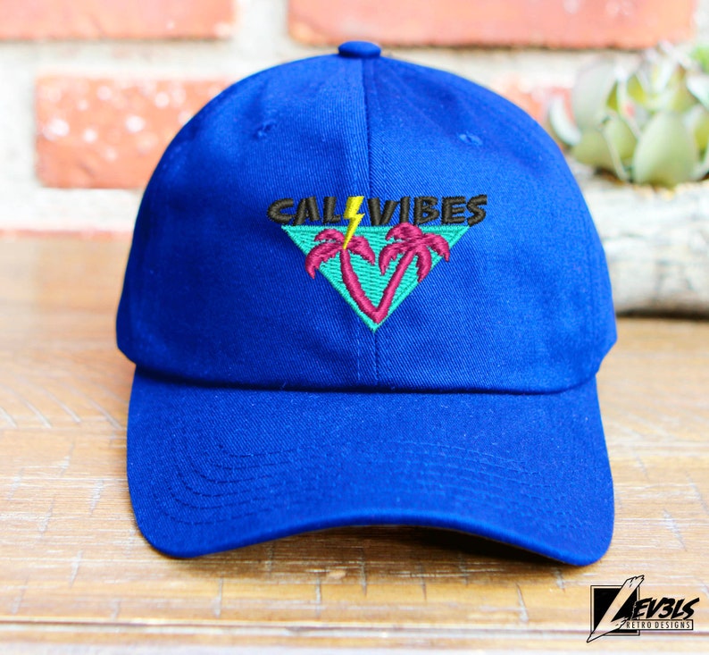 Cali Vibes Embroidered Baseball Cap: Low Profile Dad Hat