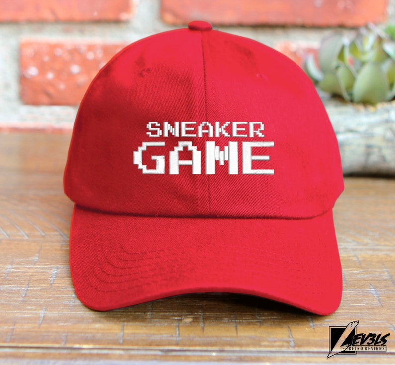 SNEAKER GAME Embroidered Adjustable Baseball Cap Dad Hat Sneaker Culture