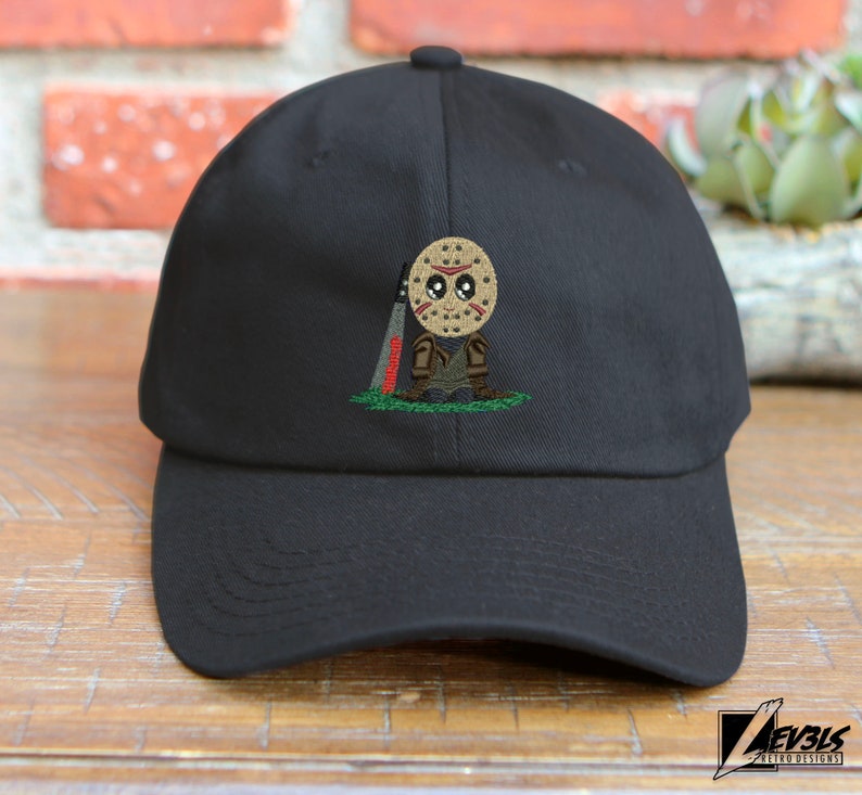 Little killer Jay Embroidered Halloween Baseball Cap Adjustable Buckle horror Dad Hat