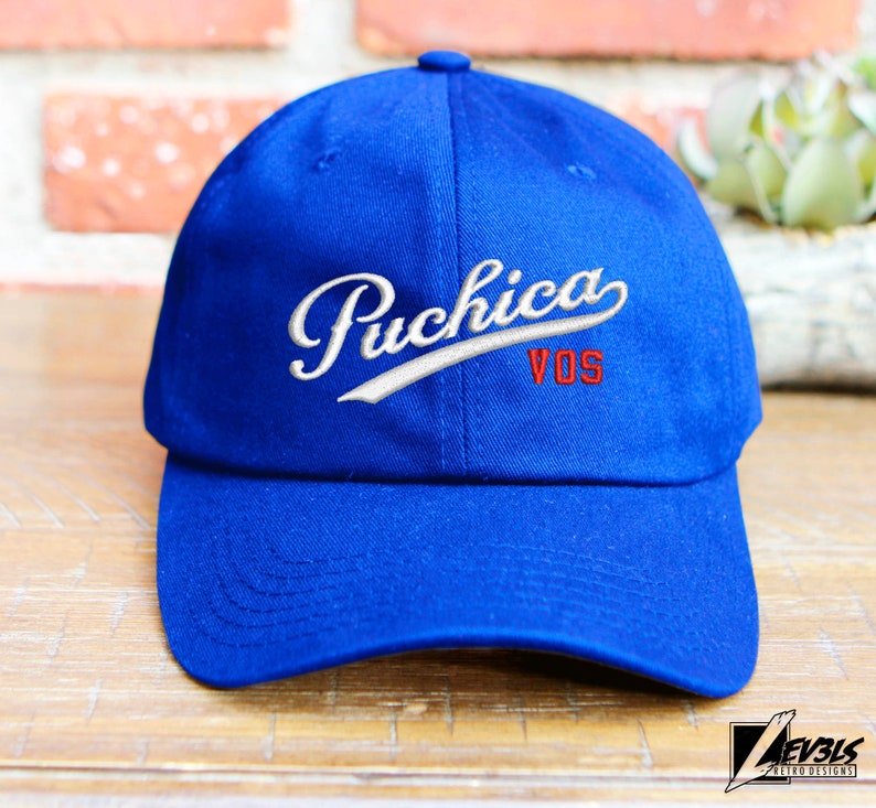 Puchica Vos Embroidered Baseball Cap | Adjustable Buckle | Dad Hat | Guatemala Love | Amor Chapin