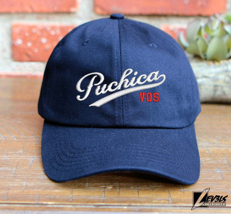Puchica Vos Embroidered Baseball Cap | Adjustable Buckle | Dad Hat | Guatemala Love | Amor Chapin