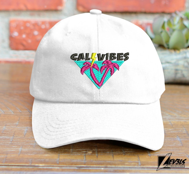 Cali Vibes Embroidered Baseball Cap: Low Profile Dad Hat