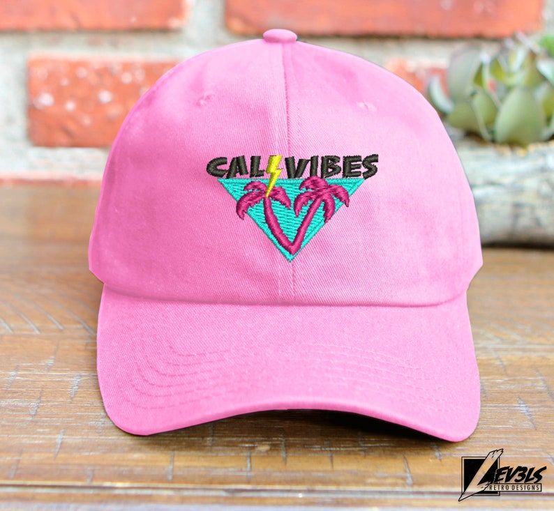 Cali Vibes Embroidered Baseball Cap: Low Profile Dad Hat