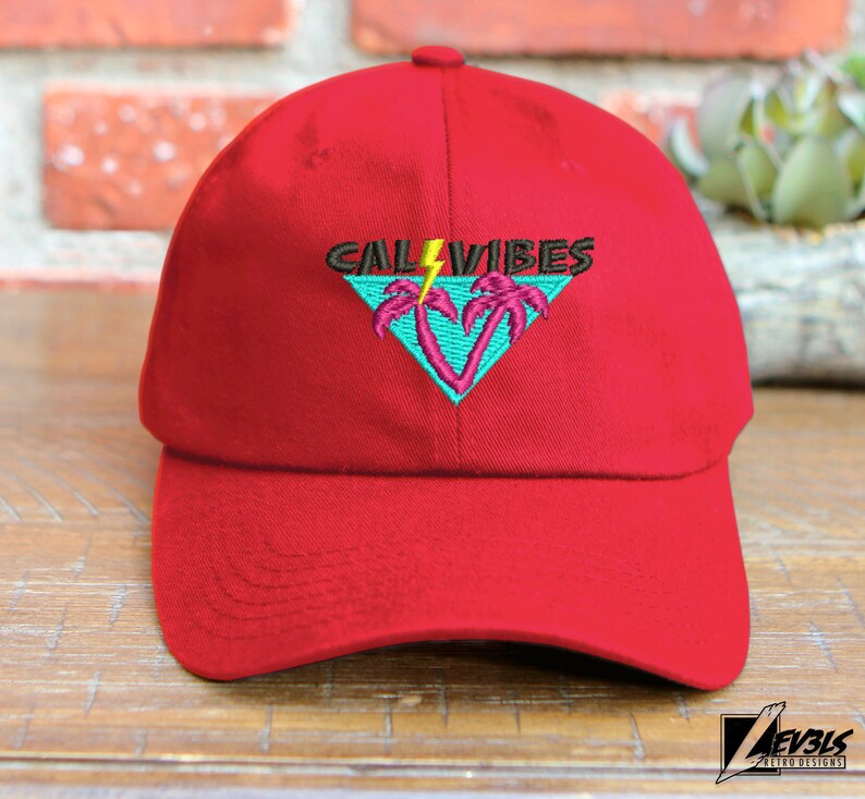 Cali Vibes Embroidered Baseball Cap: Low Profile Dad Hat