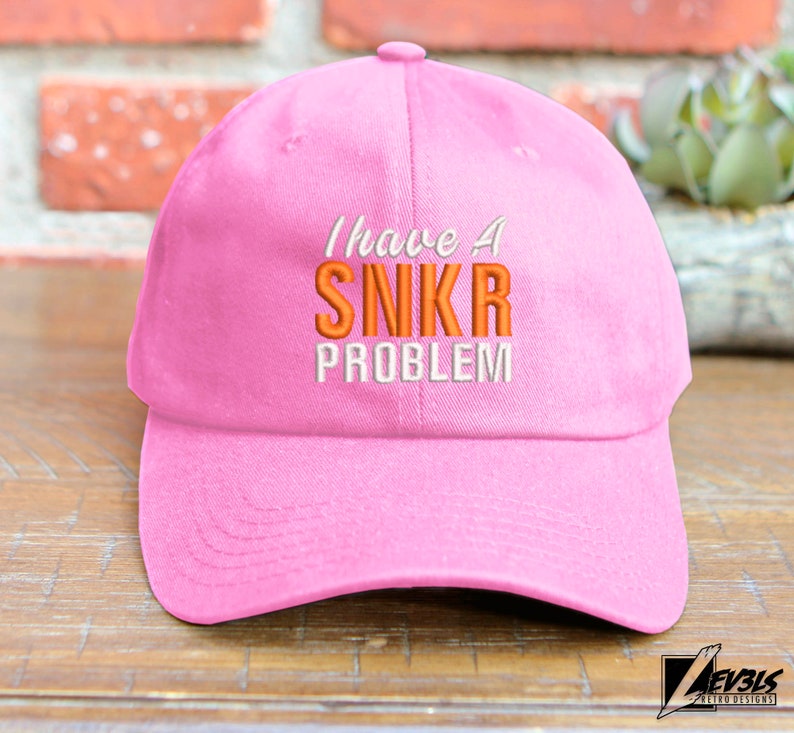 Embroidered "SNKR Problem" Baseball Cap - Sneakerhead Gift