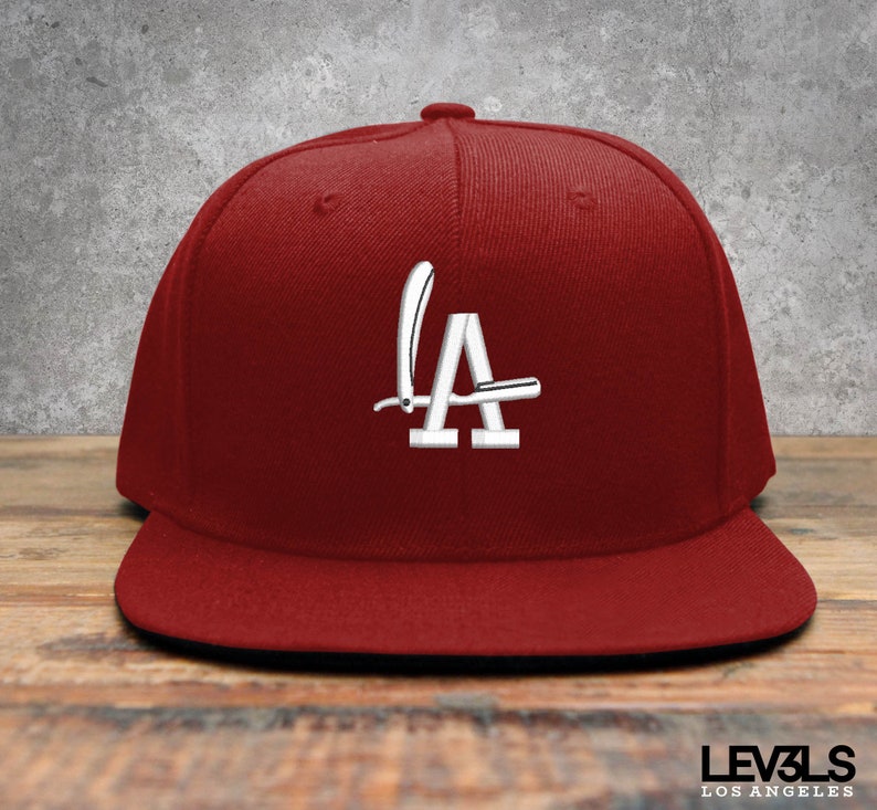 LA Barbers Embroidered Snapback Cap | Barber Shop Cap