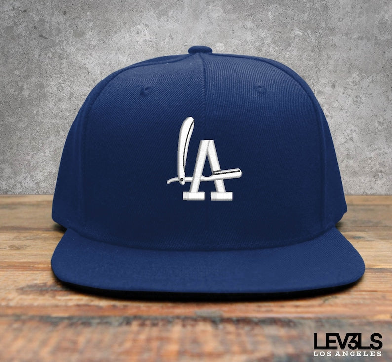 LA Barbers Embroidered Snapback Cap | Barber Shop Cap