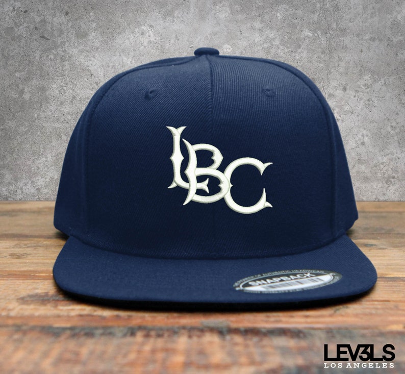 LBC Embroidered Snapback Cap | Long Beach Cali |