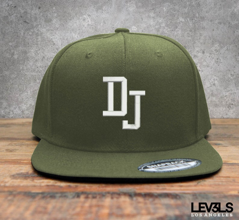 DJ Embroidered Snapback Cap | Dee Jay Cap | Selecta | Disc Jockey