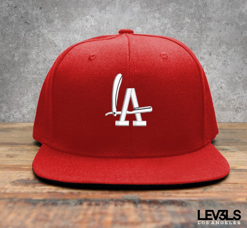 LA Barbers Embroidered Snapback Cap | Barber Shop Cap