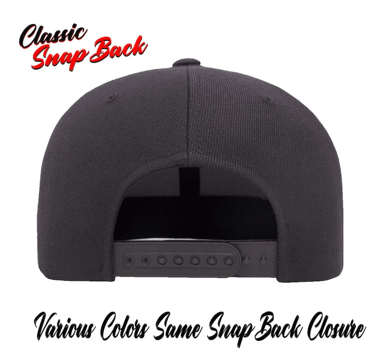 Retro Born Again Christian Embroidered Snapback Baseball Cap | Cross | Jesus Saves | Blood Of Jesus