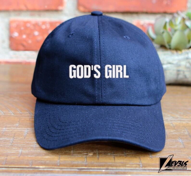 God's Girl Embroidered Baseball Cap - Low Profile Cotton Dad Hat