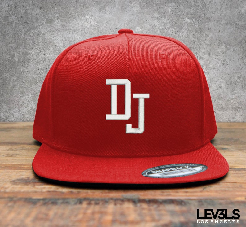 DJ Embroidered Snapback Cap | Dee Jay Cap | Selecta | Disc Jockey