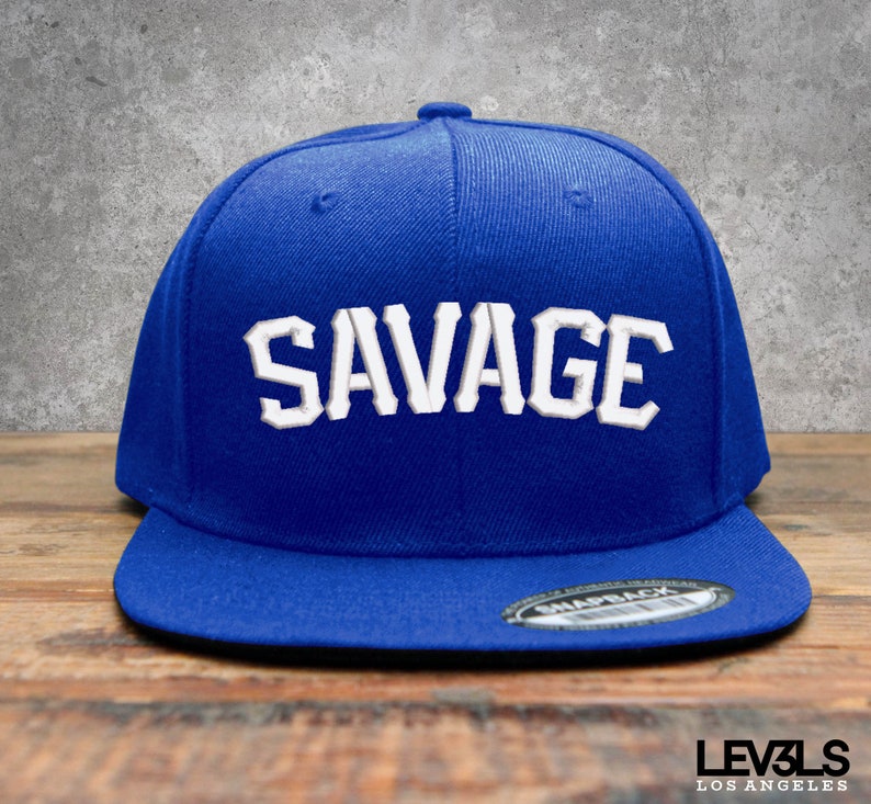 SAVAGE Embroidered Snapback Baseball Cap