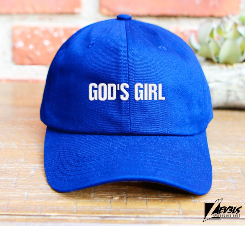 God's Girl Embroidered Baseball Cap - Low Profile Cotton Dad Hat