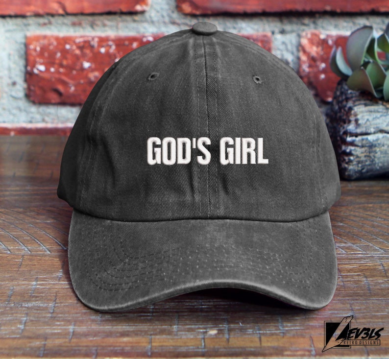 God's Girl Embroidered Baseball Cap - Low Profile Cotton Dad Hat