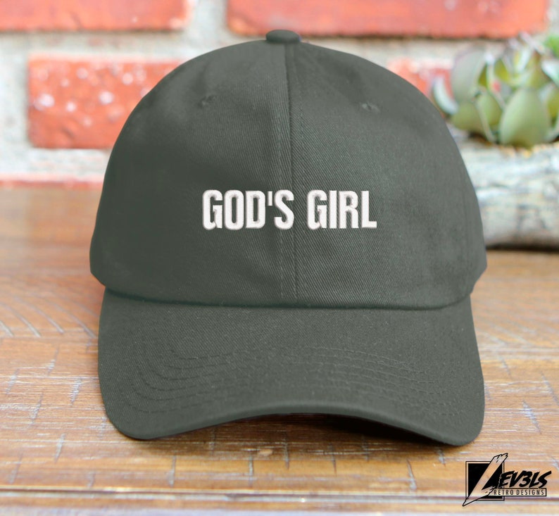 God's Girl Embroidered Baseball Cap - Low Profile Cotton Dad Hat