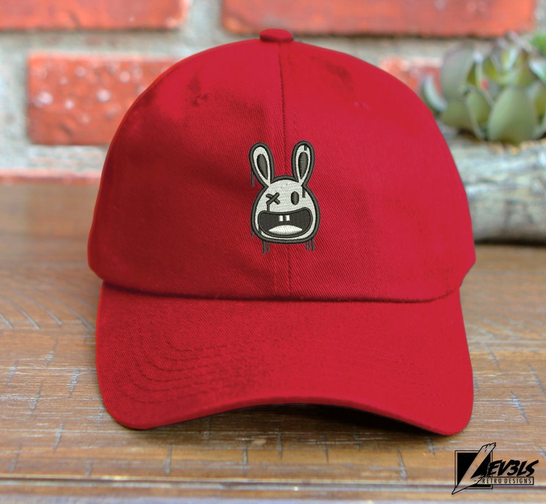 RABBIT DRIP Dad Hat Embroidered Baseball Unisex Cap Dripping Bunny