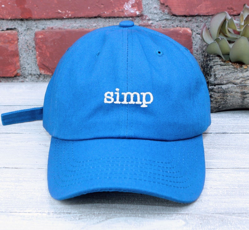 Simp Embroidered Baseball Cap Adjustable Buckle Simp Nation Dad Hat Anti Pimp