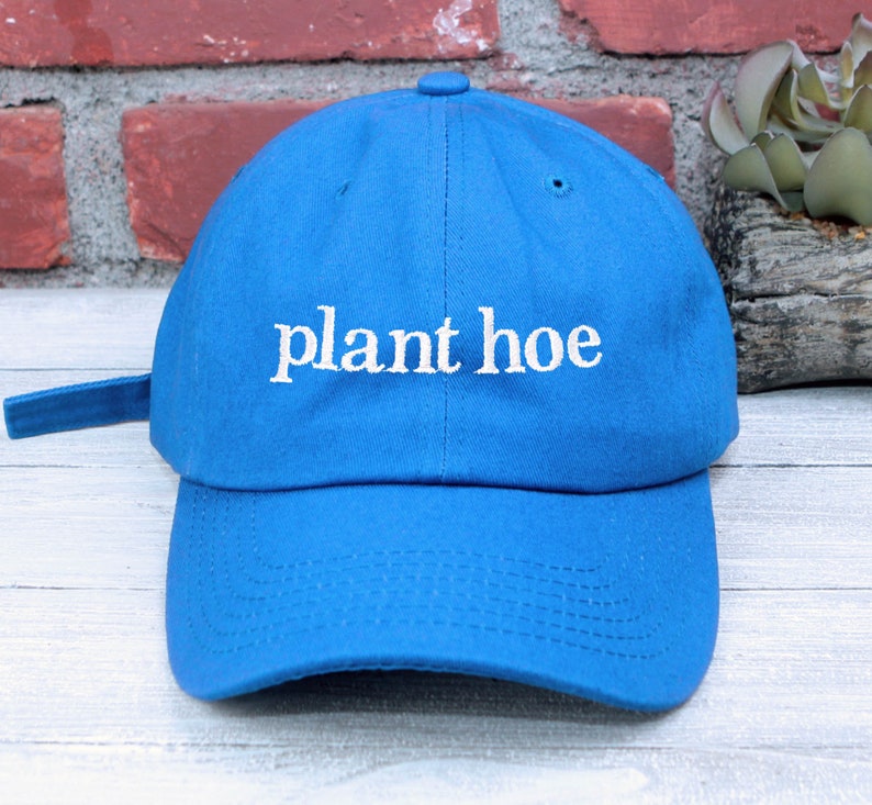 Embroidered Plant Hoe Baseball Cap - Plant Lover Dad Hat
