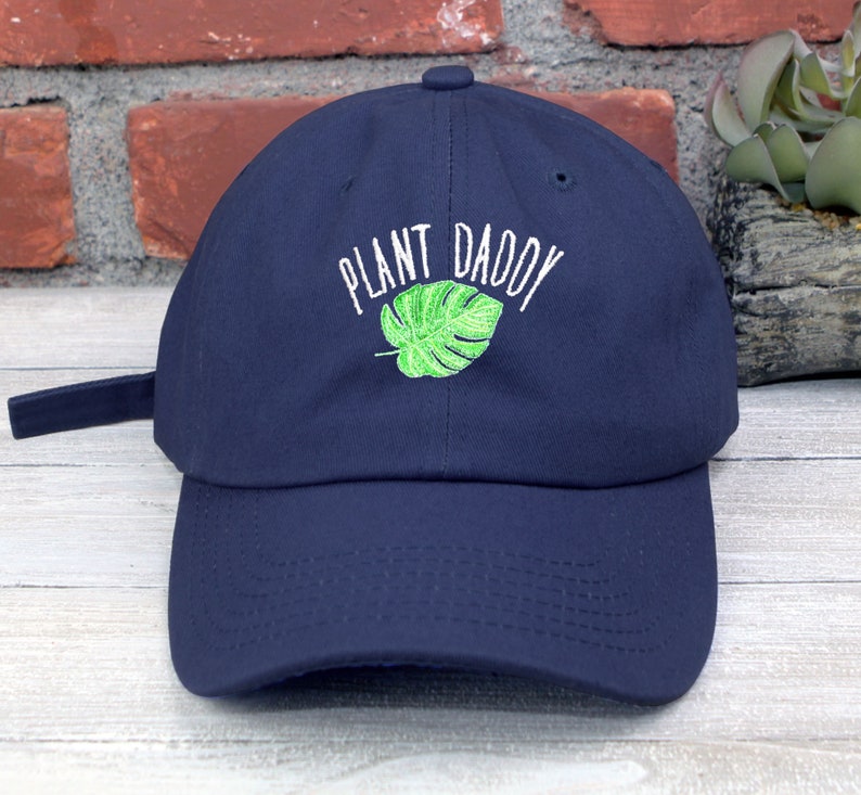 Plant Daddy Embroidered Dad Hat - Plant Lover Baseball Cap