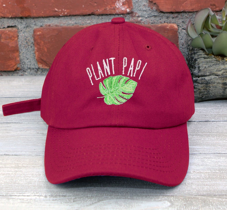 Plant Papi Embroidered Dad Hat: Plant Lover Gift