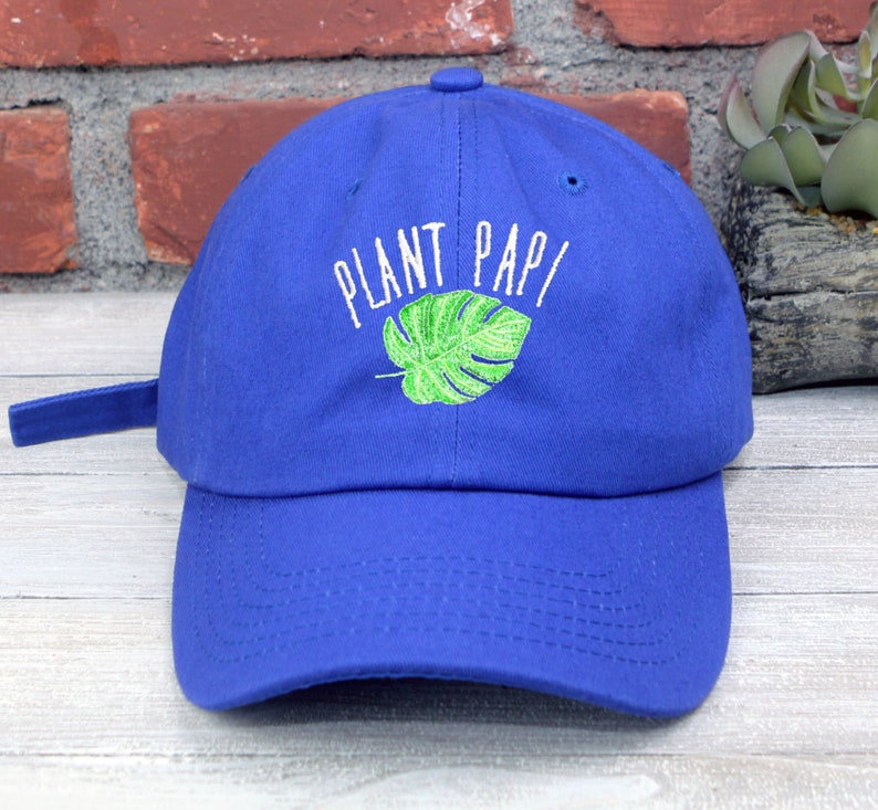 Plant Papi Embroidered Dad Hat: Plant Lover Gift
