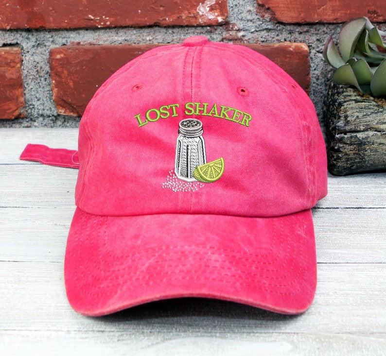 Lost Shaker Of Salt | Embroidered | Unconstructed Baseball Cap | Salt Lime Frozen Concoction