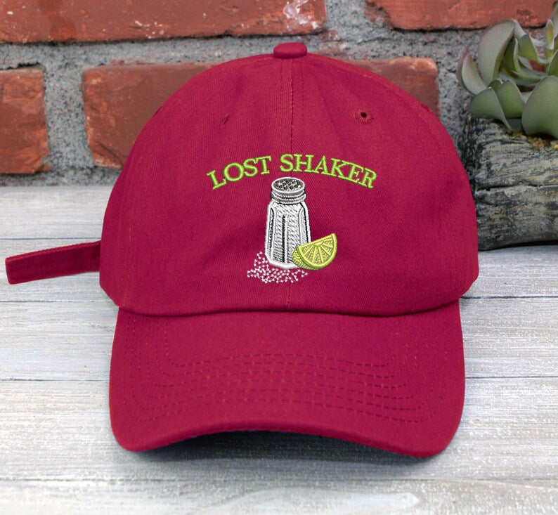 Lost Shaker Of Salt | Embroidered | Unconstructed Baseball Cap | Salt Lime Frozen Concoction