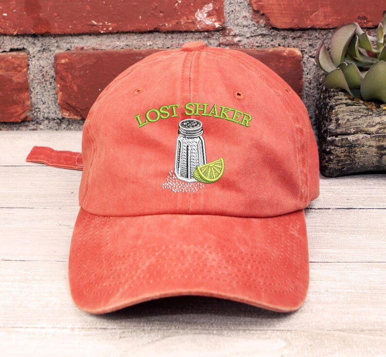 Lost Shaker Of Salt | Embroidered | Unconstructed Baseball Cap | Salt Lime Frozen Concoction