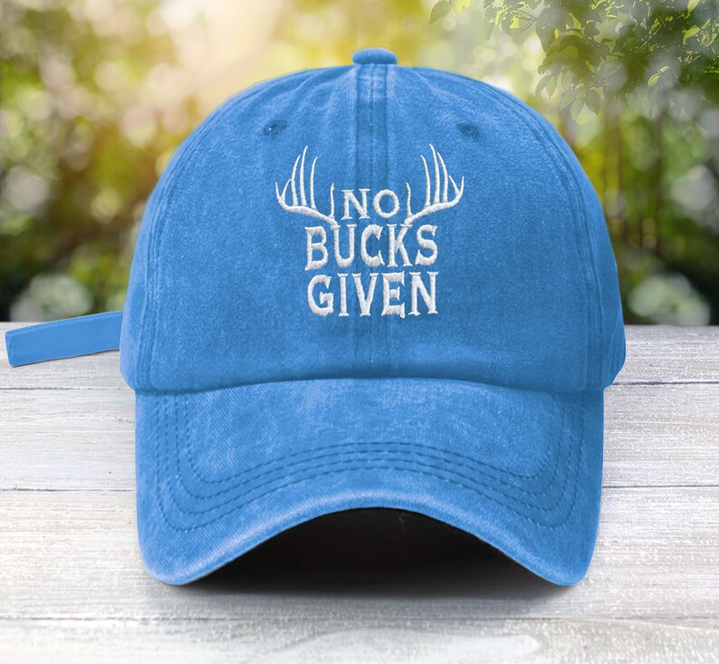 No Bucks Given Embroidered Cotton Dad Hat
