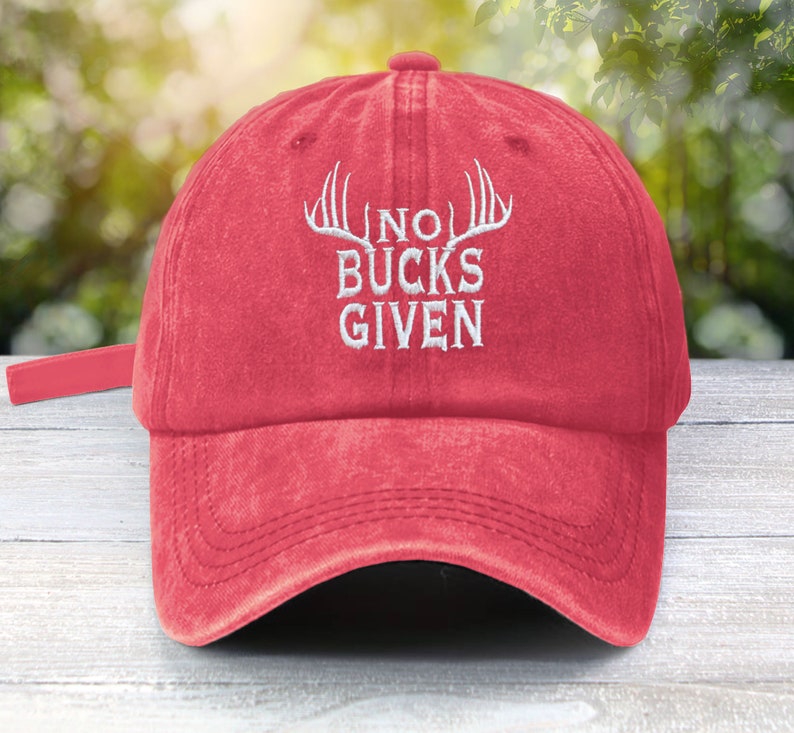 No Bucks Given Embroidered Cotton Dad Hat