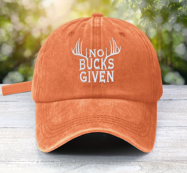 No Bucks Given Embroidered Cotton Dad Hat