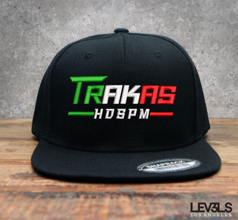 TRAKAS HDSPM Embroidered Snapback Baseball Cap | Sinaloa Jalisco Zacatecas Sonora Viva Mexico